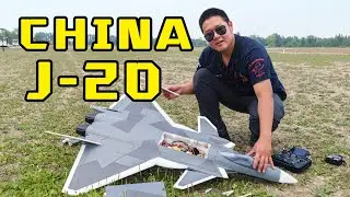 CHINA J-20 CRASH（RC JET PLANE），测评宇飞航模出品的中国战机歼20涵道像真机