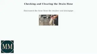 How to Fix Maytag Washer Humming but Not Draining &ndash; Jammed Pump, Clogs & Drain Reset