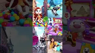 My Talking Angela &ndash; Funny Moments #mytalkingangela #shorts #funny