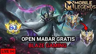 LIVE MOBILE LEGENDS OPEN MABAR GRATIS PUSH RANK
