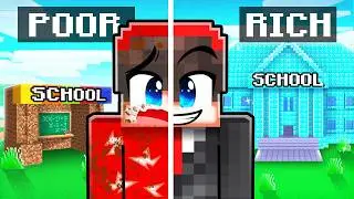 Upgrading My School From DIRT to DIAMOND in Minecraft