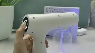 Disinfectant Nano Fogger Gun Liquid 2000mAh Anticorrosive Plastic Aerosol Bacteriostasis Sprayer