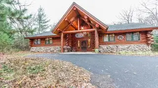 Black Bear Lodge - Log Home in Wisconsin for Sale