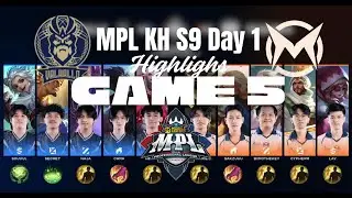 Highlights Game 5 | Team Max vs Valhalla  | MPL KH S9 Playoffs Day 1 #mpl #mplkh #mplkhs9 #mbll 