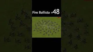 How Many Ballista Shots Can a King Survive in Stronghold Crusader DE ? #strongholdcrusader #shorts