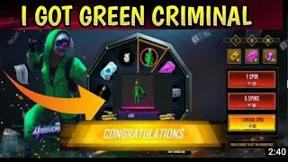 Green Criminal Return || I Got Green Criminal In New Event || Green Criminal || Part-1