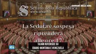 Tajani su Crans-Montana e Venezuela