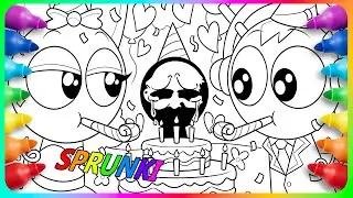 Birthday Party Celebration with Sprunki! 🎂🎉 | Story Painting 🎨✨#sprunki #art #drawing