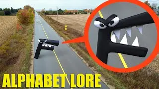 Дрон поймал Алфавита Лора, который блокировал дорогу!! (Он был так зол)