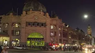 Flinders Station, Melbourne ~ the FIRST railway station in Australia (1854)
