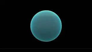 3D Uranus planet - FULL HD - HOLOGRAM