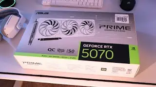Распаковка и установка RTX 5070