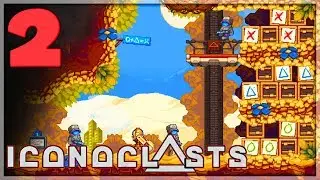 ICONOCLASTS [EP2] - ROLLER BOMB SHOT -  Gameplay Walkthrough - Indie Action Mega Man 🔥 Full HD