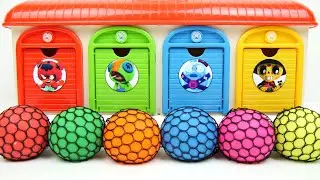 Satisfying Video | How I Made All Beads Using Magic Color ASMR Garage 4 Rainbow Doors Oddly Sounds