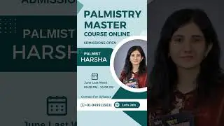 Palmistry Online Master Class | Hastrekha | Know your own Hand Lines | Mounts | Planets | Remedies
