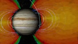 Animation of Radiation Environment for Juno&rsquo;s First Science Flyby