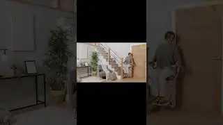 Лестничный кресельный подъемник для инвалидов и пожилых (для одного лестничного пролёта)