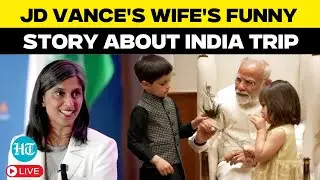 LIVE: JD Vance's Wife Tells Funny Story About India Trip| PM Modi| USA| Trump| Usha| Indian American