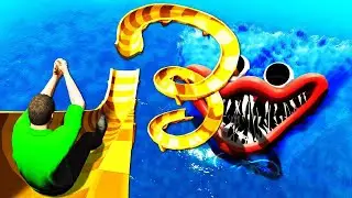TOBOGANES ACUÁTICOS De HUGGY WUGGY En GTA 5