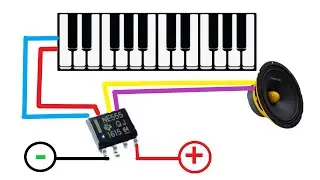 How to Make an Electronic Piano Using NE555