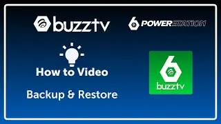 BuzzTV PowerStation 6 (P6) | Backup and Restore | How to & Help Video