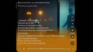 Raindrops Today - @poet-in-me - Original Poetic Indie Lo-fi
