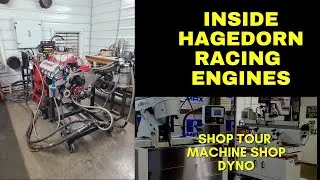 Hagedorn Racing Engines - Engine Shop Tour - Machine Shop - Live Dyno Running