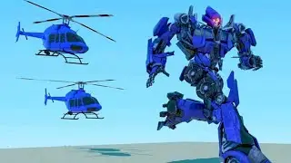 us police car Transform Robot war rescue 2020 android gameplay
