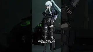 She Have A Bike Like Batman's Car 🔥 #girlsfrontline2exilium