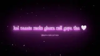 Humnava Mere | Jubin Nautiyal | black screen status 