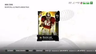 MAX MUT LEVEL 99 UNLOCKED | 99 OVR RICKY WILLIAMS | ULTIMATE LEGENDS PACK OPENING
