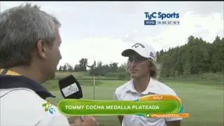 Juegos Panamericanos  Tommy Cocha, medalla de plata en golf