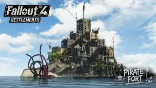 I Made a PIRATE ISLAND in Fallout 4! Arrrr! Here be a Settlement, Me Hearties!
