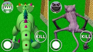 Playing as PIANOSAURUS vs Playing as NIGHTMARE CATNAP in MINECRAFT?! (Garry's Mod)