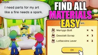 How to Craft a Repeater Belt Side Quest (All Crafting Materials Locations) Mario & Luigi Brothership