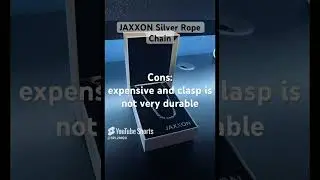 JAXXON 4mm Silver Rope Chain #shorts