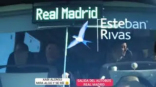 XABI ALONSO Y EL REAL MADRID RUMBO AL AEROPUERTO y VIAJAR a ARABIA a DISPUTAR LA SUPERCOPA DE ESPA&Ntilde;A