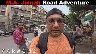 Karachi Bike Ride: M.A. Jinnah Road to Bolton Market & Light House | Full Mooni Vlogs