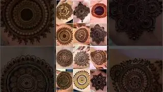 mehndi design tikki | elegant tikki mehndi design | gol tikki henna