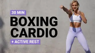 30 MIN BOXING CARDIO | HIIT | Full Body | Super Sweaty | Mood Boost | High Intensity | No Repeat