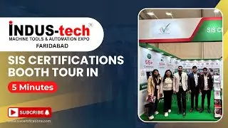 INDUS-Tech Expo Faridabad | SIS Certifications Booth Tour in 5 Minutes