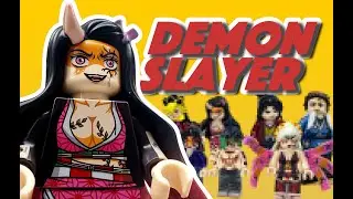 Demon Slayer Minifigures Build with Custom Bricks &ndash; Tanjiro, Nezuko, Yoriichi & More #demonslayer