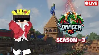 MINECRAFT SMP LIVE || PUBLIC SMP 24/7 JAVA + BEDROCK | Playing in DragonMC #live #smp #minecraft