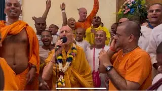 Ecstatic Kirtana by Sripada Bhakti Vikasa Swami | Deity Installation Festival | ISKCON Bhopal