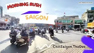 Morning Rush in Thu Duc, Saigon 🇻🇳  Real Street Life in Vietnam