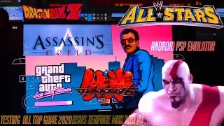 PPSSPP (PSP)  PLAYING ALL TOP GAMES IN 2020! |  FT. ASUS ZENFONE MAX PRO M1 | HANDCAM OLD MEMORIES