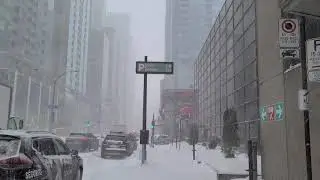 ❄️ Montreal snowstorm on Tuesday, February 2, 2021🌨️