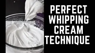 How to Whip Cream with Perfect Consistency |Non Dairy Cream | Stiff Peak Whipped Cream|