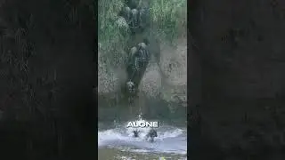 13,000 Wildebeests Cross the River 🐃🌊 | The Great Migration of Africa | Incredible Wildlife Short