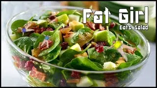 Fat Girl eats Salad!